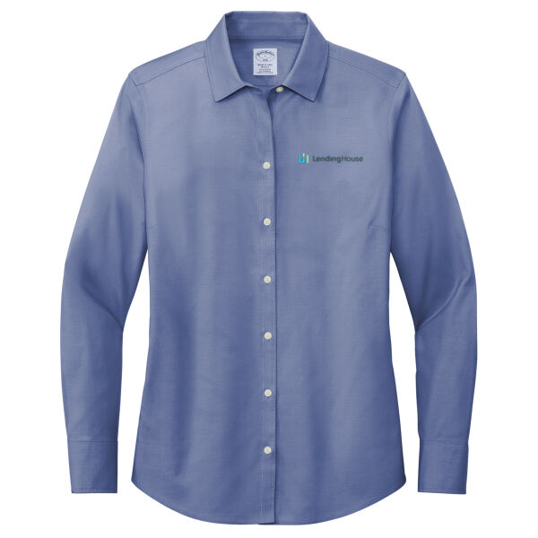   - Women's Wrinkle Free Stretch Pinpoint Shirt Thumbnail